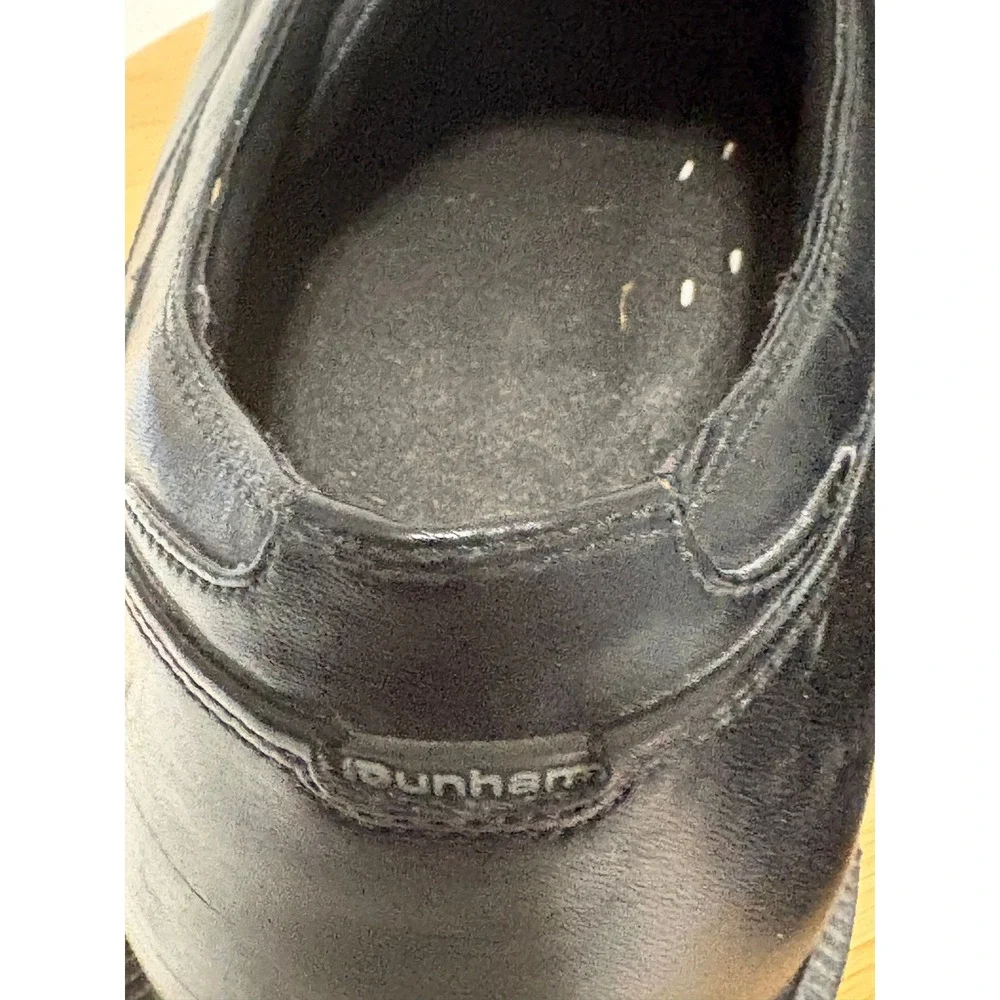 Dunham Men's Black Leather Derby Dress Shoes MCT410BK Size 19D Lace Up Classic